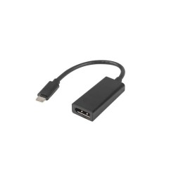 Kabel adapter Lanberg USB type-C(M) - DisplayPort(F) 0,15m c… | PartsPC.pl