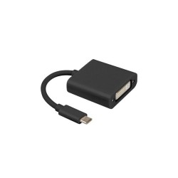 Kabel adapter Lanberg USB type-C(M) - DVI(F)(24+5) 0,15m Dua… | PartsPC.pl