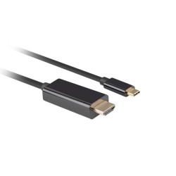 Kabel adapter Lanberg USB-C(M) - HDMI(M) 0,5m 4K 60Hz czarny… | PartsPC.pl