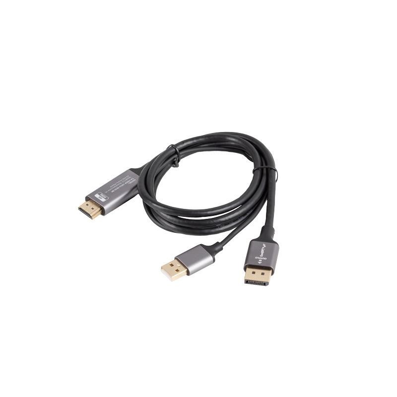 Kabel adapter Lanberg HDMI (M) - Displayport (M) 1M 4K czarn… | PartsPC.pl