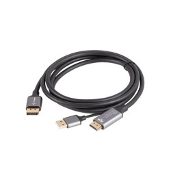 Kabel adapter Lanberg HDMI (M) - Displayport (M) 1,8M 4K cza… | PartsPC.pl