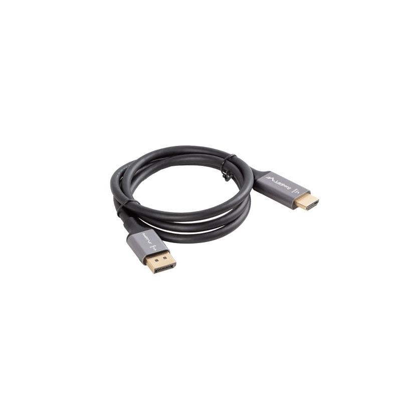 Kabel adapter Lanberg Displayport (M) - HDMI (M) 1M 4K czarn… | PartsPC.pl