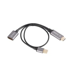 Kabel adapter Lanberg HDMI (M) - Displayport (F) 4K na kablu… | PartsPC.pl