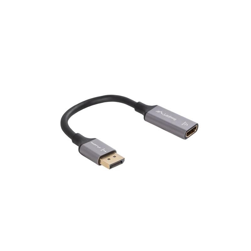 Kabel adapter Lanberg Displayport (M) - HDMI (F) 4K na kablu… | PartsPC.pl