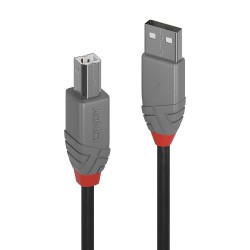 Kabel drukarkowy USB LINDY 2.0 A/M - B/M, Anthra Line 0,5m C… | PartsPC.pl