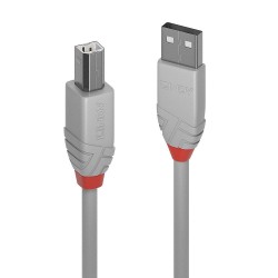 Kabel USB 2.0 LINDY A/M - B/M Anthra Line 1m do drukarki sza… | PartsPC.pl
