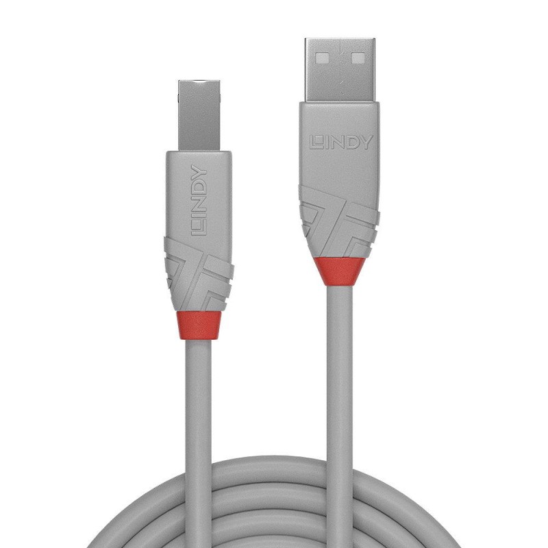 Kabel USB 2.0 LINDY A/M - B/M Anthra Line 1m do drukarki sza… | PartsPC.pl