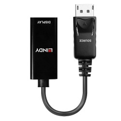 Konwerter DisplayPort do HDMI LINDY czarny | PartsPC.pl