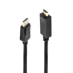 Kabel adapter LINDY DisplayPort - HDMI M/M 10.2G 3m czarny 4… | PartsPC.pl