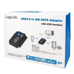 Adapter LogiLink AU0028A USB 3.0 IDE i SATA z OTB | PartsPC.pl
