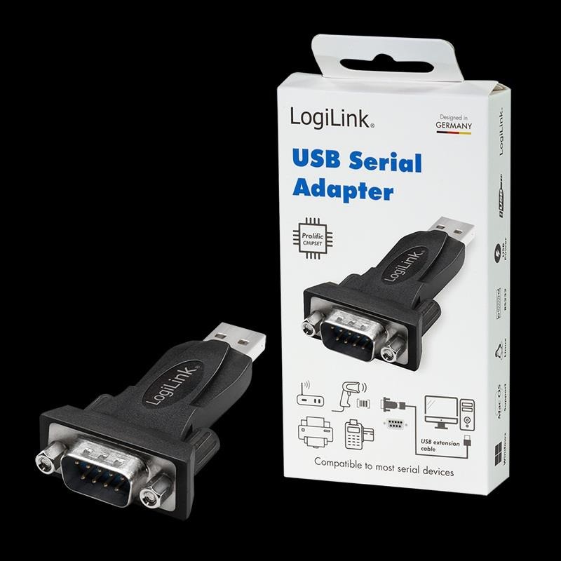 Adapter LogiLink AU0002F USB 2.0 RS232 Win11 | PartsPC.pl