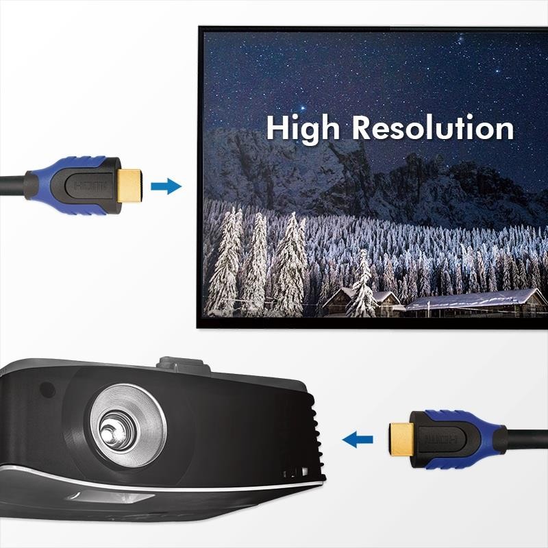 Kabel HDMI LogiLink CH0064 v2.0, 5m | PartsPC.pl