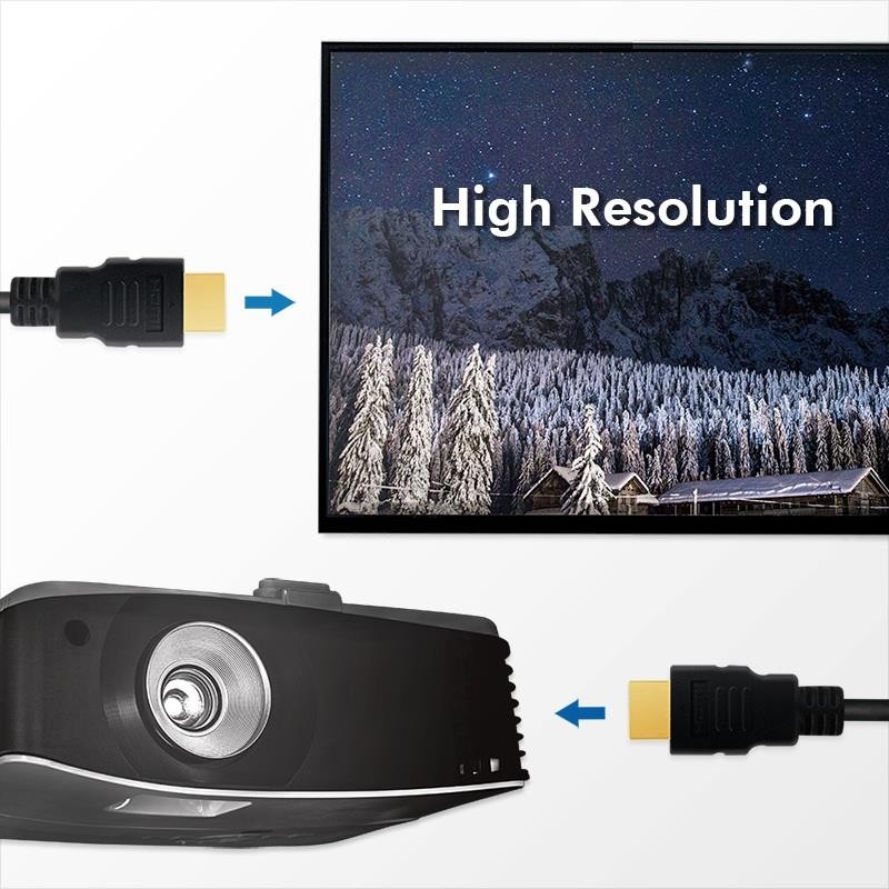 Kabel HDMI LogiLink CH0080 v2.1 GOLD, 5m | PartsPC.pl