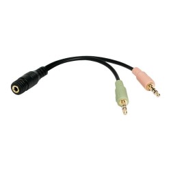 Adapter audio stereo LogiLink CA0020 3,5mm jack (F) 2x 3,5mm… | PartsPC.pl