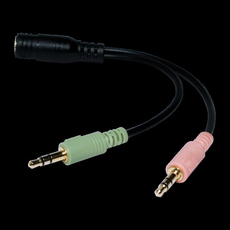 Adapter audio stereo LogiLink CA0020 3,5mm jack (F) 2x 3,5mm… | PartsPC.pl