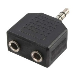 Adapter audio stereo LogiLink CA1002 3,5mm jack (M) 2x 3,5mm… | PartsPC.pl