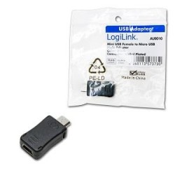 Adapter USB LogiLink AU0010 USB mini do USB micro | PartsPC.pl