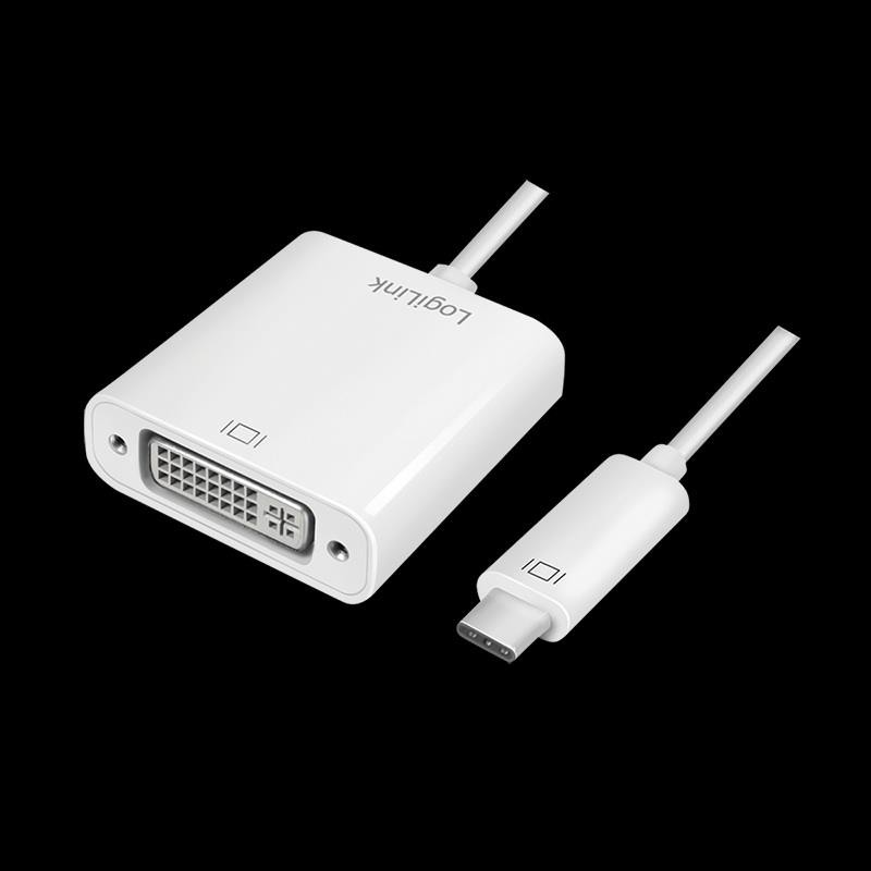 Adapter LogiLink UA0245A USB-C 3.1 - DVI 0,14m | PartsPC.pl