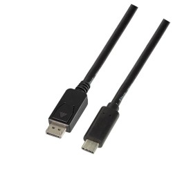 Kabel adapter LogiLink UA0336 USB-C - DisplyPort 1.2, czarny… | PartsPC.pl