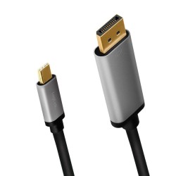 Kabel adapter LogiLink CUA0100 USB-C - DisplyPort, 4K, czarn… | PartsPC.pl