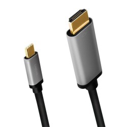 Kabel adapter LogiLink CUA0101 USB-C - HDMI, 4K, czarny 1,8m… | PartsPC.pl