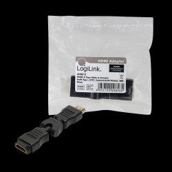 Adapter HDMI LogiLink AH0012 kątowy 270°, HDMI (M) HDMI (F)… | PartsPC.pl