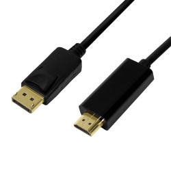Kabel adapter LogiLink CV0126 DisplayPort 1.2 - HDMI 1.4, 1m… | PartsPC.pl