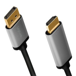 Kabel adapter LogiLink CDA0107 DisplayPort 1.2 - HDMI, 2m | PartsPC.pl
