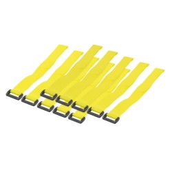 Organizer kabli LogiLink KAB0015 rzep, żółty | PartsPC.pl