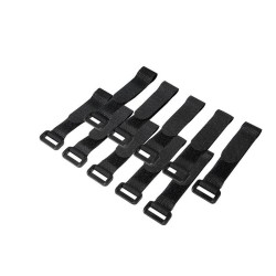 Organizer kabli LogiLink KAB0056 rzep, 10szt, czarny | PartsPC.pl