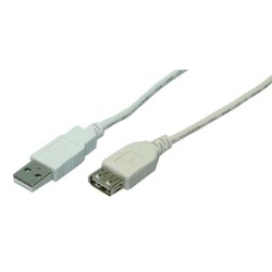 Kabel przedłużacz USB2.0 LogiLink CU0010 2m | PartsPC.pl
