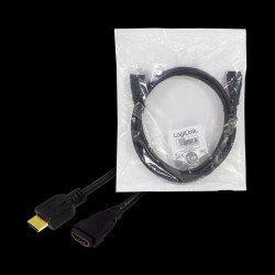 Przedłużacz HDMI LogiLink CH0056 HDMI A (F) HDMI A (M)... | PartsPC.pl