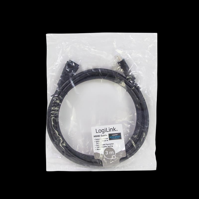 Kabel LogiLink CH0057 HDMI A 19-pin (M) HDMI A 19-pin (F) | PartsPC.pl