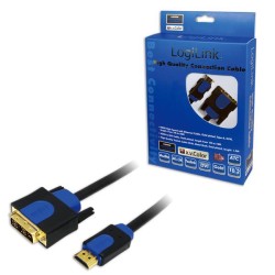 Kabel adapter LogiLink CHB3102 HDMI - DVI-D, 2m | PartsPC.pl