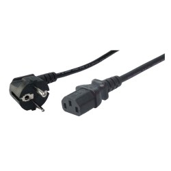 Kabel zasilający LogiLink CP095 Schuko C13 VDE czarny 3m | PartsPC.pl