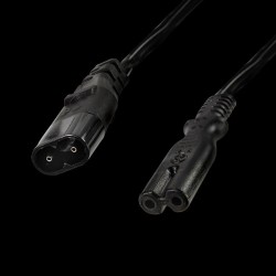 Przedłużacz kabla zasilającego LogiLink CP129 IEC C8 C7 czar… | PartsPC.pl