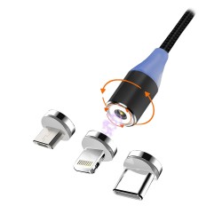 Kabel USB 2.0 Msonic MLU657 3A 3w1 Mircro USB/USB C/Lightnin… | PartsPC.pl