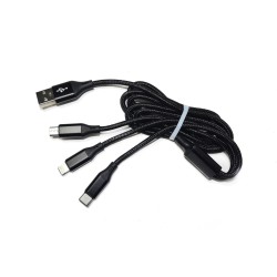 Kabel Msonic MLU621 3w1 Mircro USB/USB C/ Lightning | PartsPC.pl