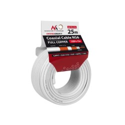 Kabel koncentryczny Maclean MCTV-470 satelitarny, antenowy RG6 25M