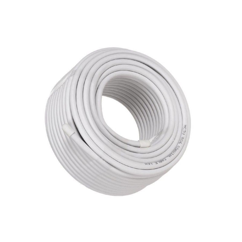 Kabel koncentryczny Maclean MCTV-470 satelitarny, antenowy RG6 25M