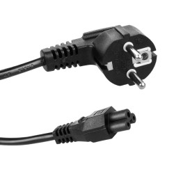 Kabel zasilający typu koniczynka Maclean MCTV-857, 3 pin, wt… | PartsPC.pl
