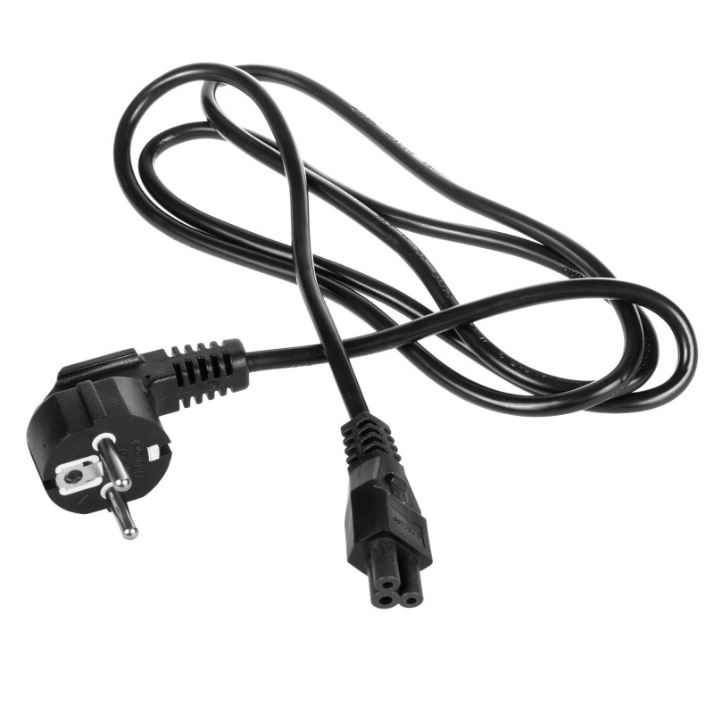 Kabel zasilający typu koniczynka Maclean MCTV-857, 3 pin, wt… | PartsPC.pl