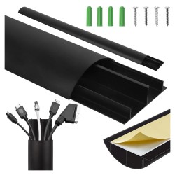 Listwa maskująca do kabli Maclean MC-814 B, 62x20x750mm, alu… | PartsPC.pl