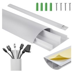 Listwa maskująca do kabli Maclean MC-814 S, 62x20x750mm, alu… | PartsPC.pl