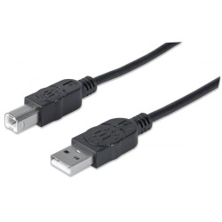 Kabel Manhattan USB 2.0 AM-BM do drukarki, ekaranowany 5m cz… | PartsPC.pl