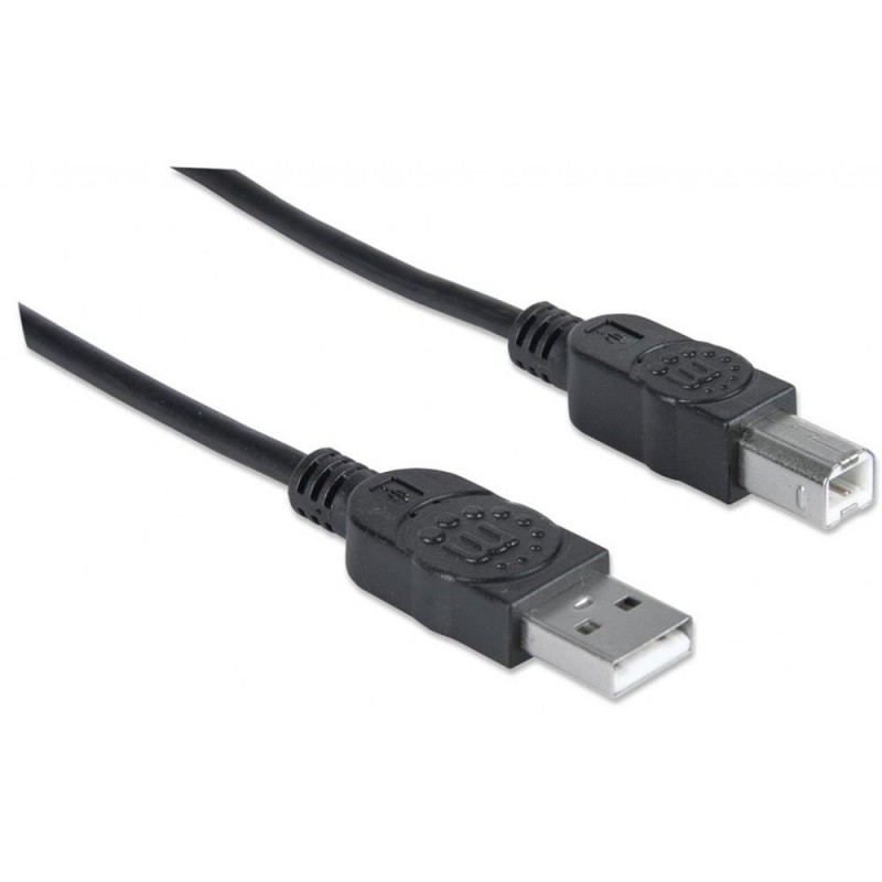 Kabel Manhattan USB 2.0 AM-BM do drukarki, ekaranowany 5m cz… | PartsPC.pl