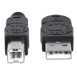 Kabel Manhattan USB 2.0 AM-BM do drukarki, ekaranowany 5m cz… | PartsPC.pl