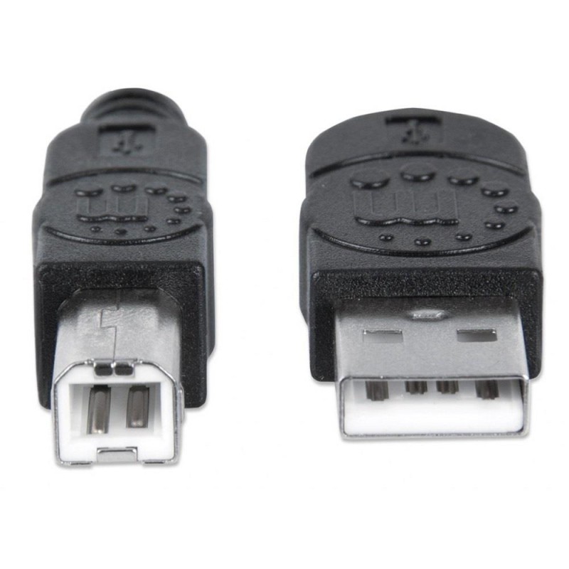 Kabel Manhattan USB 2.0 AM-BM do drukarki, ekaranowany 5m cz… | PartsPC.pl