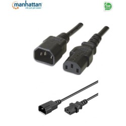 Kabel przedłużający kabla zasilania Manhattan C14 na C13 M/F… | PartsPC.pl