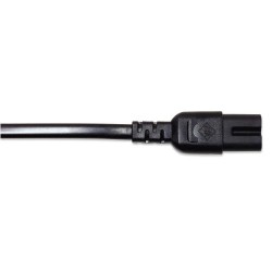 Kabel zasilający Manhattan ósemka 0,5m czarny | PartsPC.pl